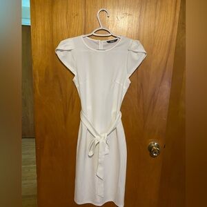 Flattering white dress